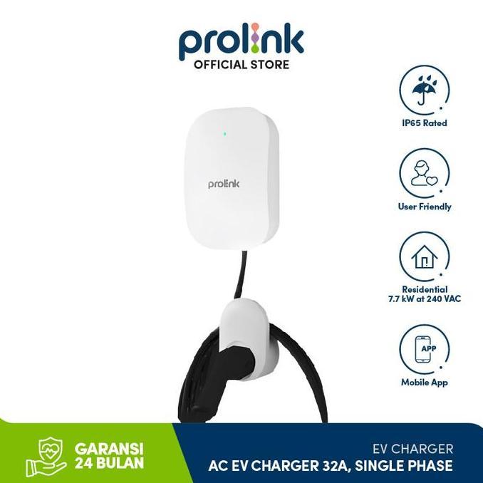 Prolink PEV III 6507W-AP Wall Mounting Type AC EV Charger - 7KW