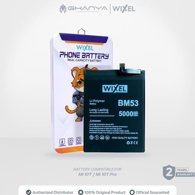 WIXEL Baterai Mi10T / Mi 10T Pro BM53 Double Power Real Capacity Original Batre Batrai Battery Ori H