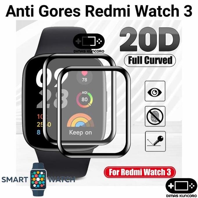 Anti Gores Redmi Watch 3 antigores curved screen guard lcd hydrogel