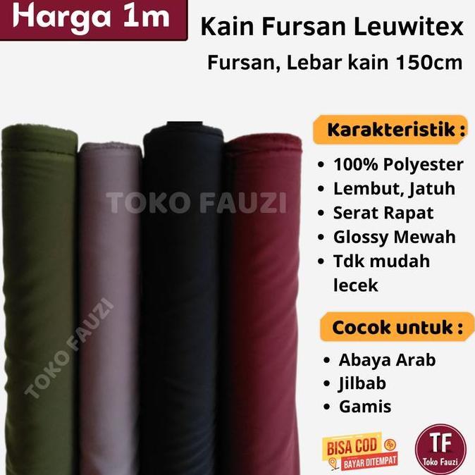 Kain Fursan Original / Kain Fursan Leuwitex / Kain Fursan 1 meter Alqshop