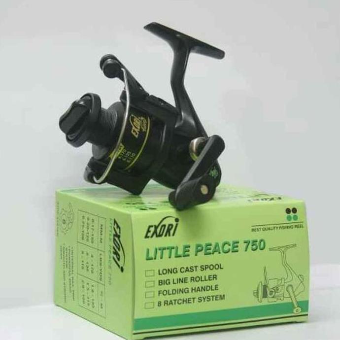 Reel Pancing Exori Little Peace 750 Black Kerekan Pancing