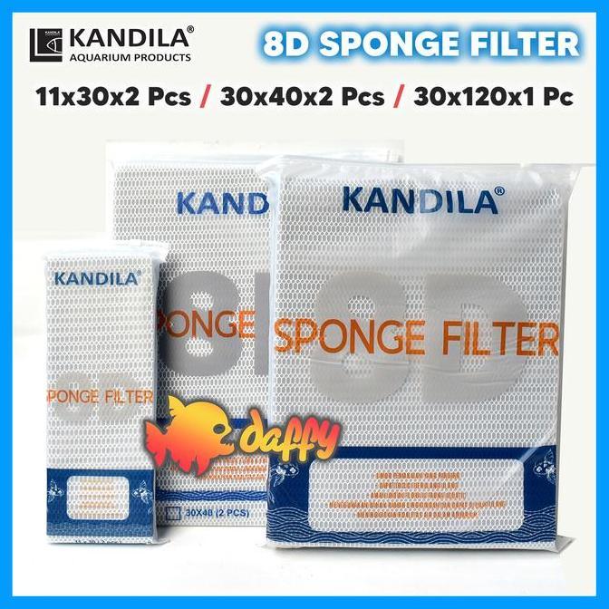 Kandila Sponge Filter 8D Honeycomb Filter akuarium kolam