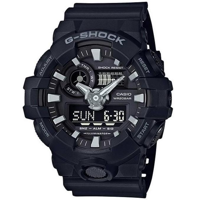 Vint- Casio G-Shock Ga-700-1B / Gshock Ga700-1B & Bergaransi