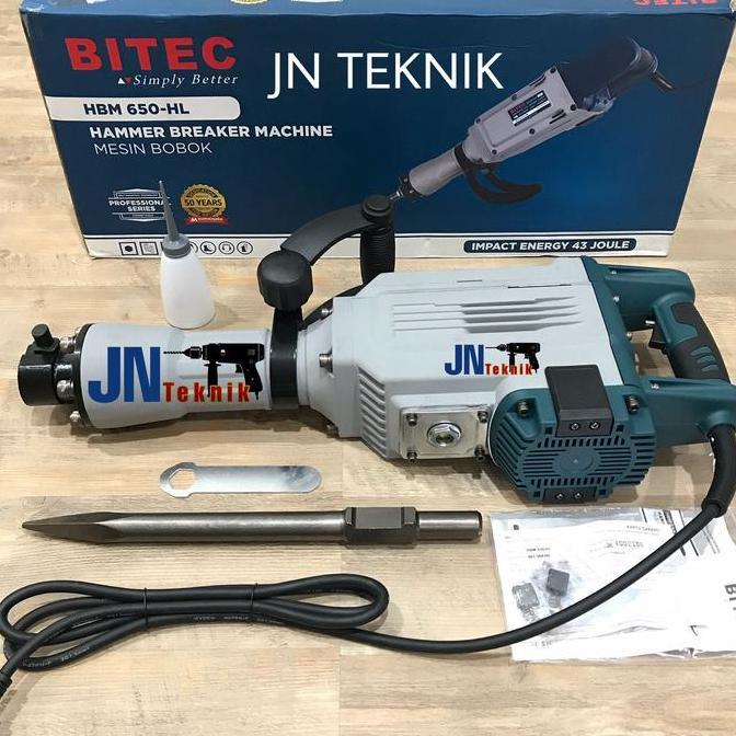 MESIN BOBOK BETON BITEC HBM 650HL CONCRETE BREAKER JACK HAMMER HBM 650