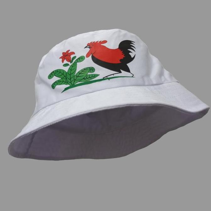 Cap- Topi Bucket Hat Mangkok Ayam Logo Buckethat