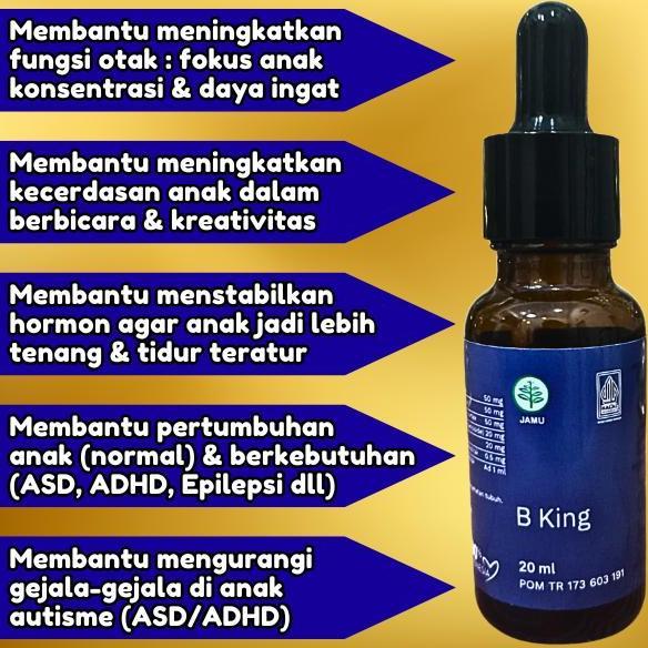 Vitamin Nutrisi Otak Bking untuk Autis, Hiperaktif dan Speech Delay