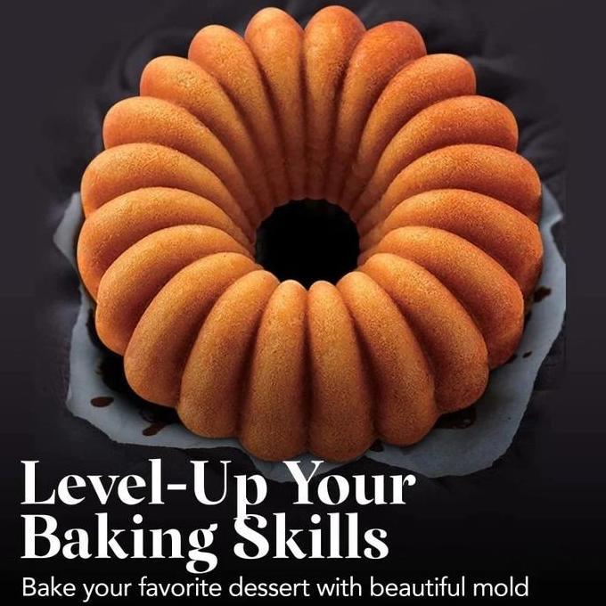 Loyang Sultan Classic - Cetakan Marmer Anti Lengket, Loyang Kue Bolu Classic