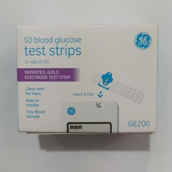 Test Strip Alat Cek Gula Darah GE200 isi 50