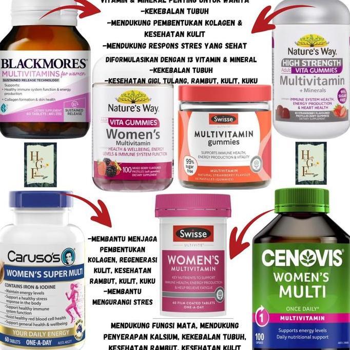 nature's way adult vita gummies women multivitamin 100 gummies