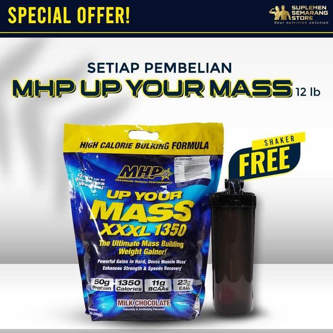 MHP up your mass 12lbs gainer BPOM