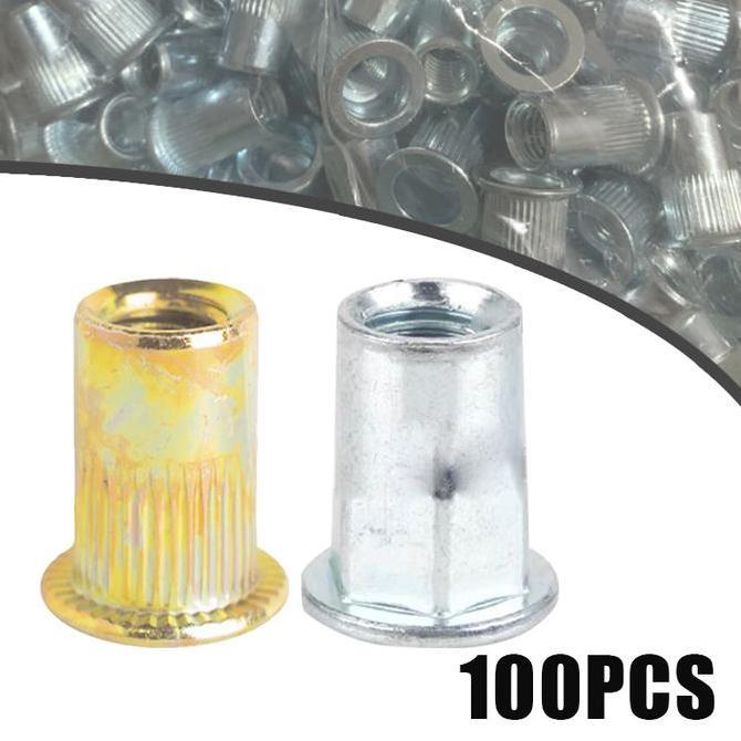 Rivet Nut Mur M6 100pcs/Nut Rivet/Mur Rivet Aluminium