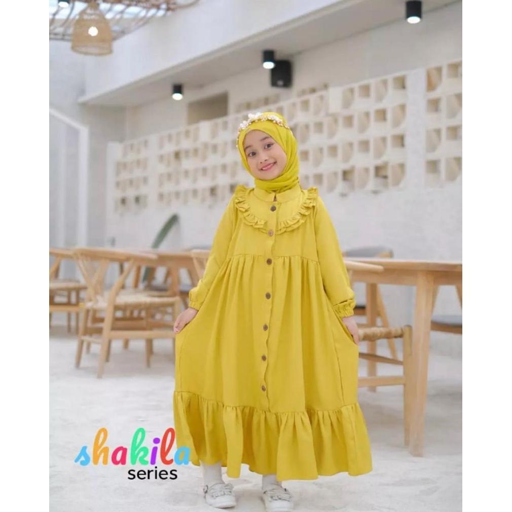 CUCI GUDANG GAMIS SHAKILA ANAK // GAMIS SHAKILA MUSLIM// GAMIS MUSLIM ANAK//GAMIS SYAR'i anak//gamis