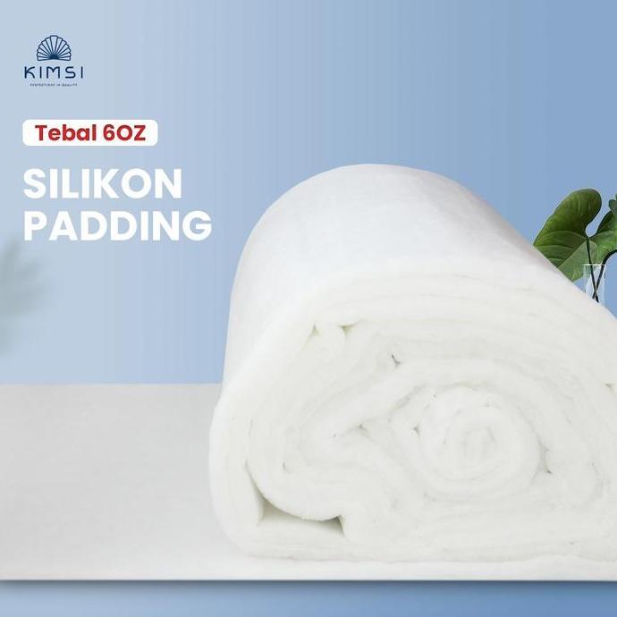 Silikon Padding Lembaran 6Oz Lebar 210Cm / Silicone Dacron Lembaran / Dacron Isi Bedcover Isi Karpet