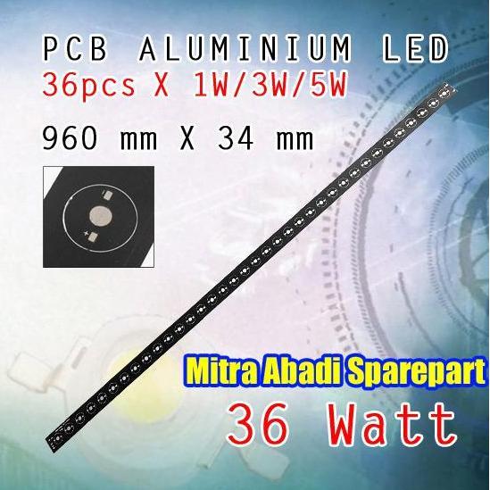 Long Pcb Led Aluminium Hpl 36W/36 Watt 960X34Mm Fh-L1021