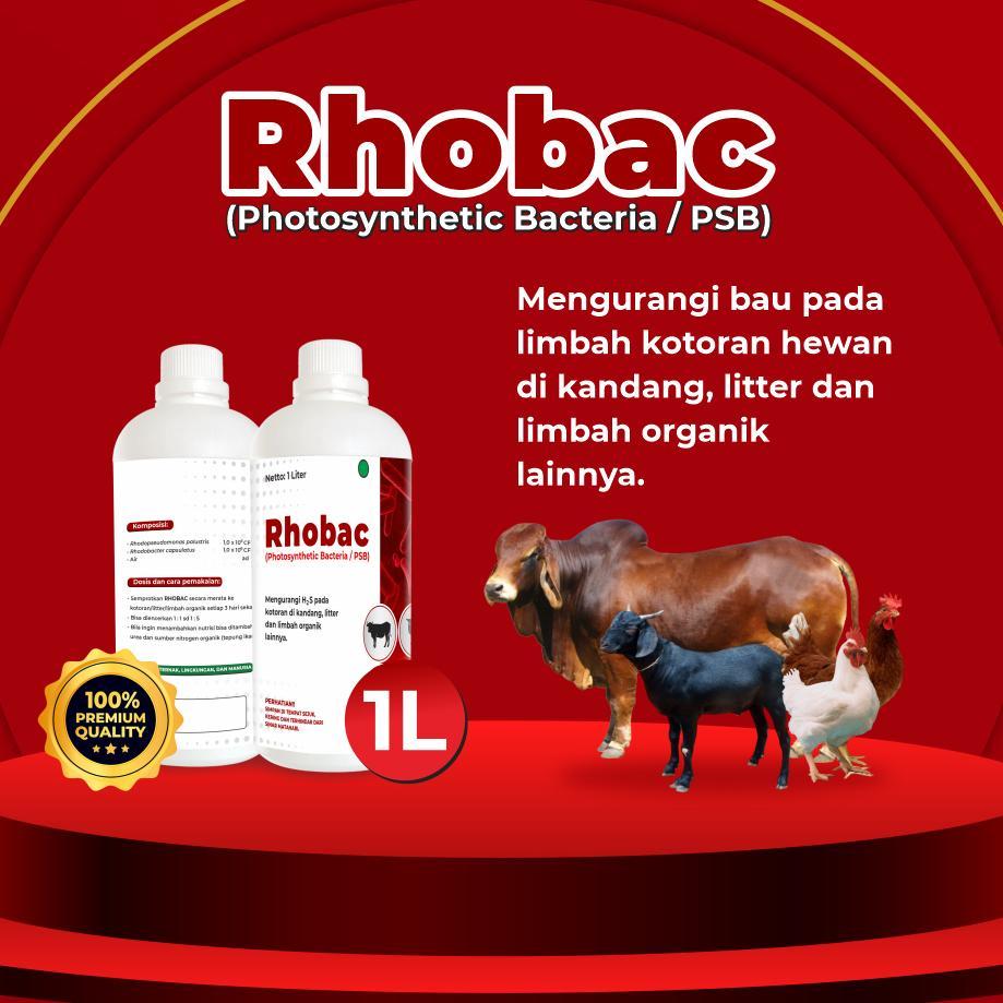 Bestseller Rhobac Dekomposer Penghilang Bau Amoniak | Ektif Untuk Kandang Ayam, Sapi, Kambing