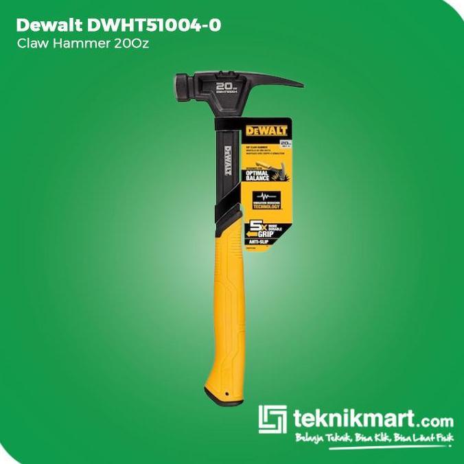 Dewalt Claw Hammer / Palu Kambing 20 Oz DWHT51004-0