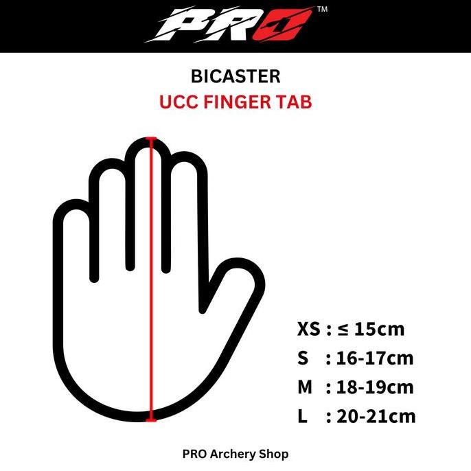 BICASTER UCC FINGER TAB BUSUR PANAHAN PEMULA ANAK DEWASA / PELINDUNG JARI ALAT PANAHAN ARCHERY BASIC