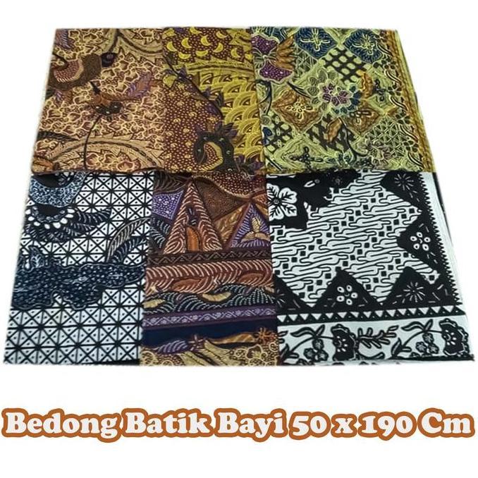 bedong bayi batik kain katun panjang bedongan bayi jarik tradisional