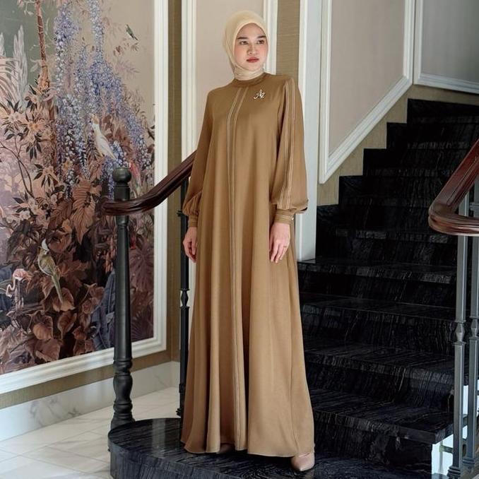 PROMO Zaina Dress Muslimah Casual Cantik by Arniz Indonesia BE5T QUALITY