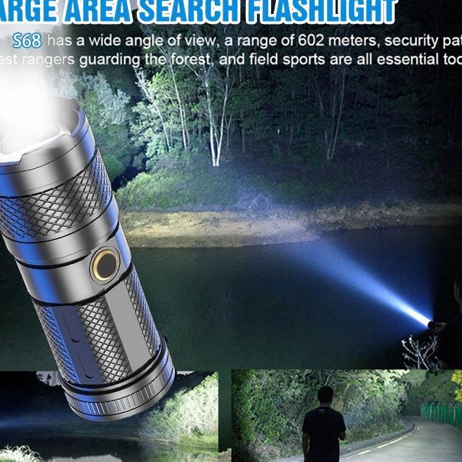 Senter Led Super Terang Senter Super Terang Lampu Senter Senter Swat Lampu Senter Super Terang
