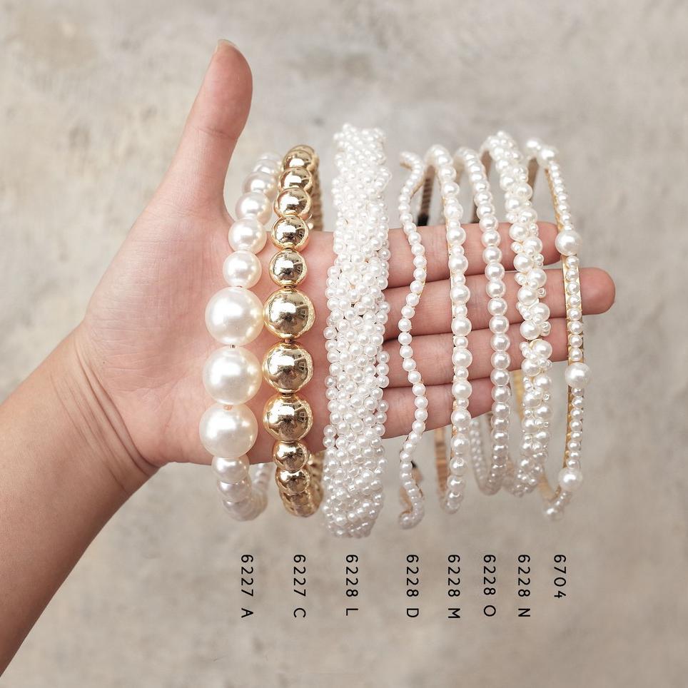 Pearl Headband / Bando Mutiara / Bando Pearl / Bando Korea
