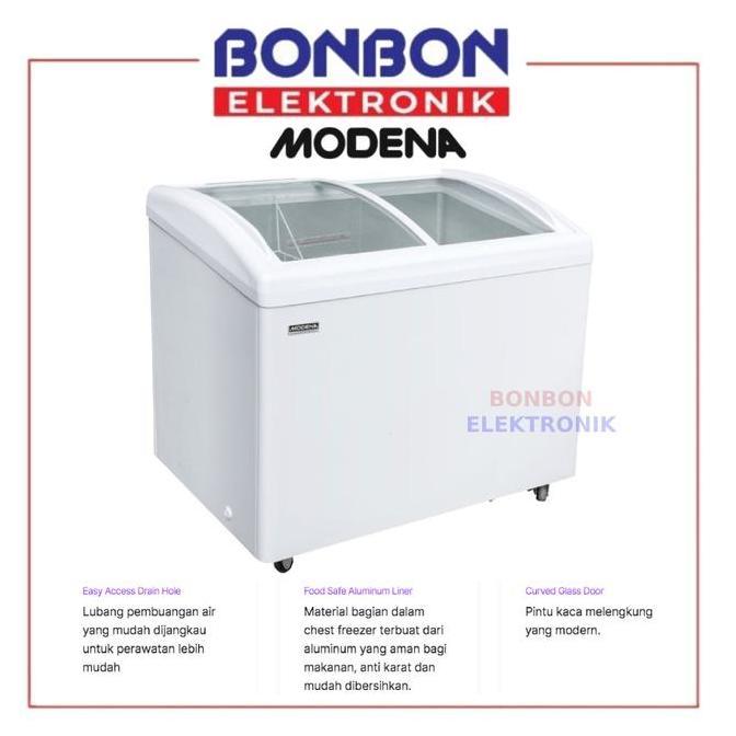 Allthebest- Modena Sliding Glass Freezer 336 Liter MC 0335 / MC0335 Cooler Box