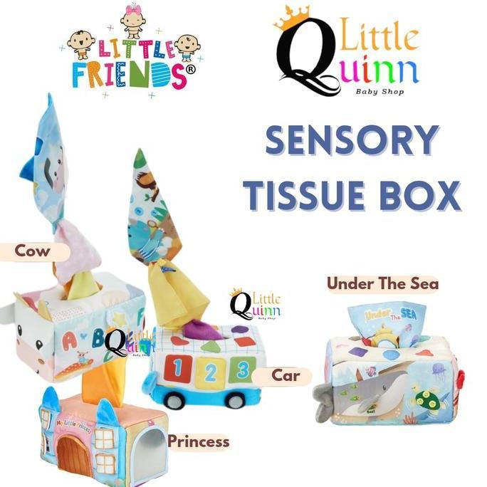 Allthebest- Little Friends Sensory Tissue Box - Mainan Sensory anak