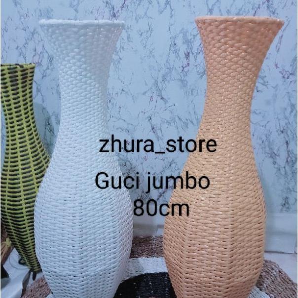(Cod) Vas Pot Bunga Sudut Guci Sintetis