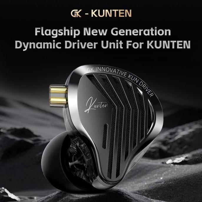 GK-KUNTEN GK KUNTEN Earphone Ultra Wide Frequency Dynamic Driver HiFi IEM Earphone