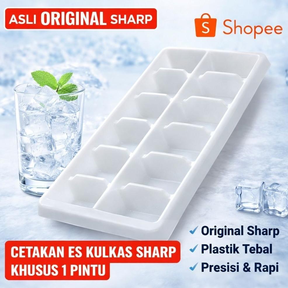 Cetakan Es /Ice Maker Original Kulkas Sharp 1 Pintu