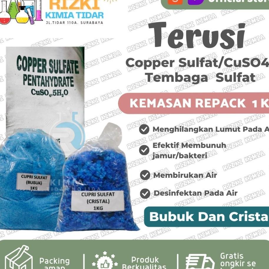 Copper Sulfate Terusi Tembaga Sulfat Anti Lumut Cuso4