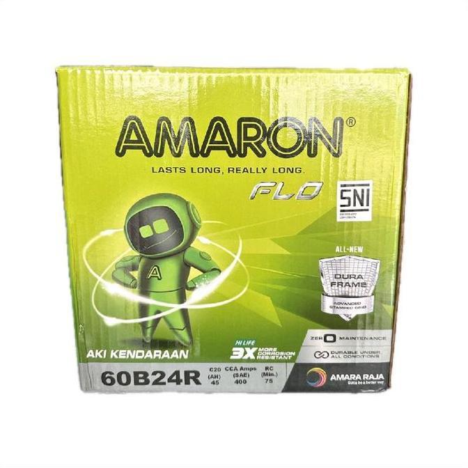 Aki Mobil Toyota Avanza NS60 / 60B24R Amaron Aki Kering