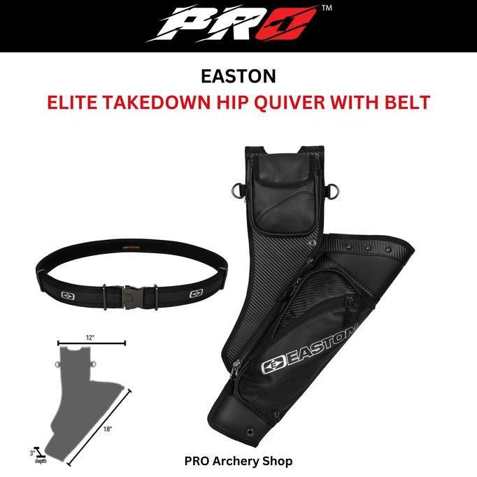 EASTON QUIVER ELITE TAKEDOWN HIP / FRONT QUIVER / QUIVER HADAP DEPAN/ TAS PINGGANG ANAK PANAH / ARRO