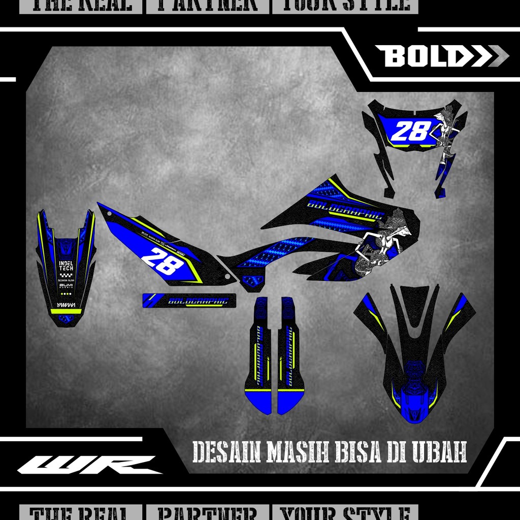 STICKER DECAL Trail YAMAHA WR 155 supermoto 79