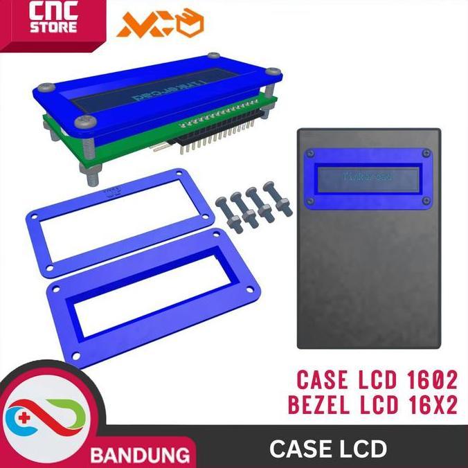 1602 16 X 2 Lcd Frame Akrilik Case Lcd Hijau