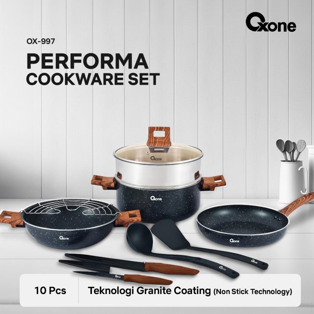 OXONE OX997 PERFORMA COOKWARE SET 10 PCS