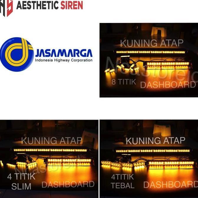 PAKET STROBO MARGA KUNING ATAP,DASHBOARD,DAN GRILL BERGARANSI