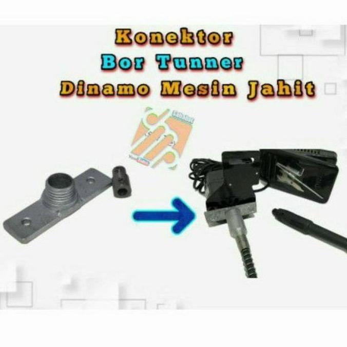 Konektor Bor Tuner Dinamo Mesin Jahit