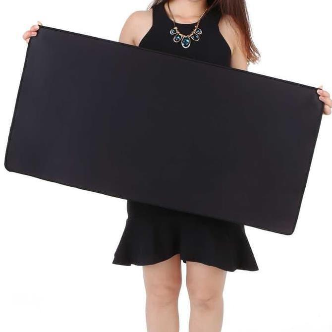 The- Mouse Pad Gaming Xl Desk Mat Mousepad Besar Polos Ukuran 30X60/ 30X80/ 40X90/ 50X80 Cm Anti Sli