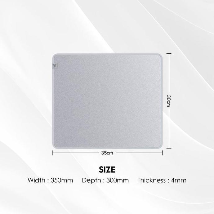 The- Fantech Agile Mp353 / Mp-353 White Size M Mousepad Gaming