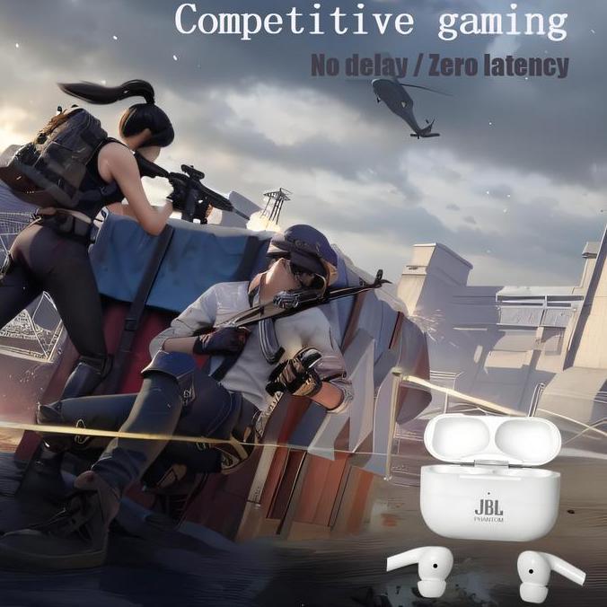 Play- Jbl Phantom M33 Headset Gaming Kompetitif Edisi Baru - Baterai , Dual Mikrofon, Bass Ngebass, 
