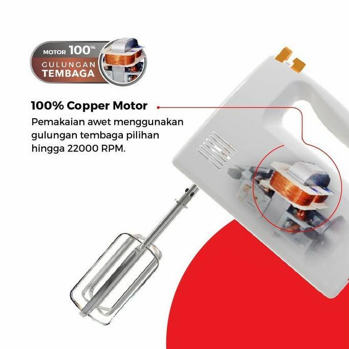 Maspion Hand Mixer MT 1150  MT1150 MT-1150 Pencampur Pengaduk Adonan Kue