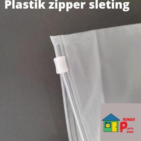 plastik zipper bag 30x40 / plastik zipper baju / zipper storage bag