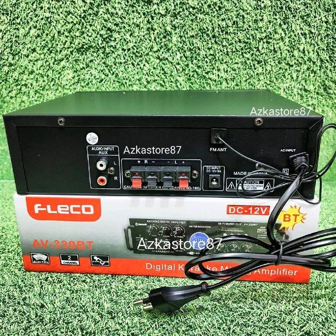 Amplifier fleco 339 BT 800 watt amplifier karaoke amplifier bluetooth super bass Subwoofer