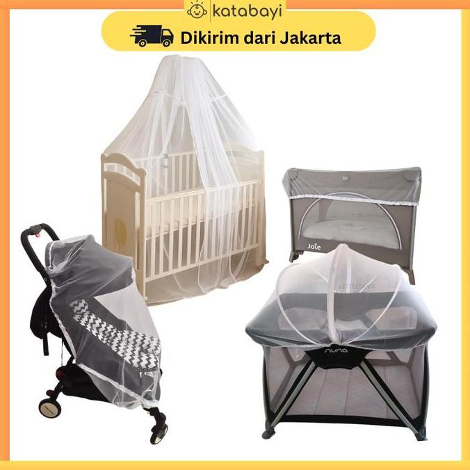MURAH BERKUALITAS Kelambu Box Bayi Anti Nyamuk Kubbie Joie Nuna Little Equi
