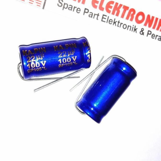 KAPASITOR AUDIO 22UF 100V 226 100V NON POLAR AUDIO CAPACITOR BEST QUA PCMED