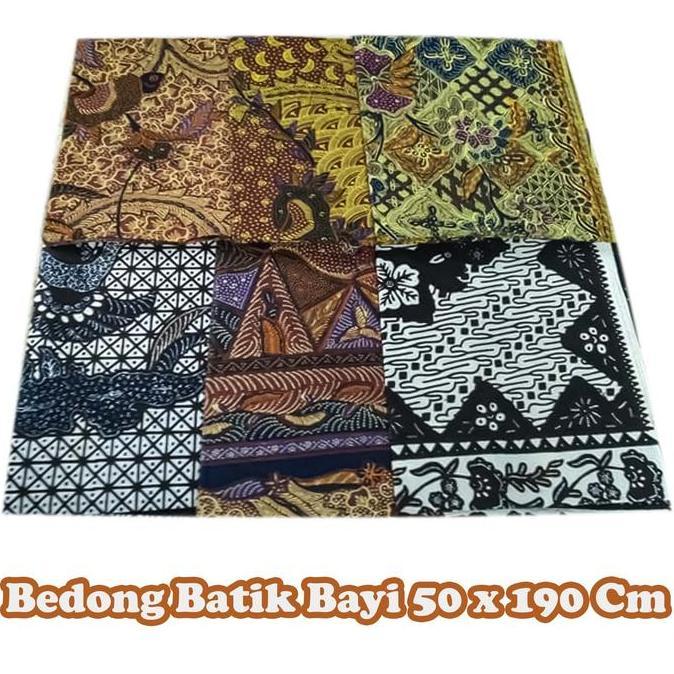 bedong bayi batik kain katun panjang bedongan bayi jarik tradisional