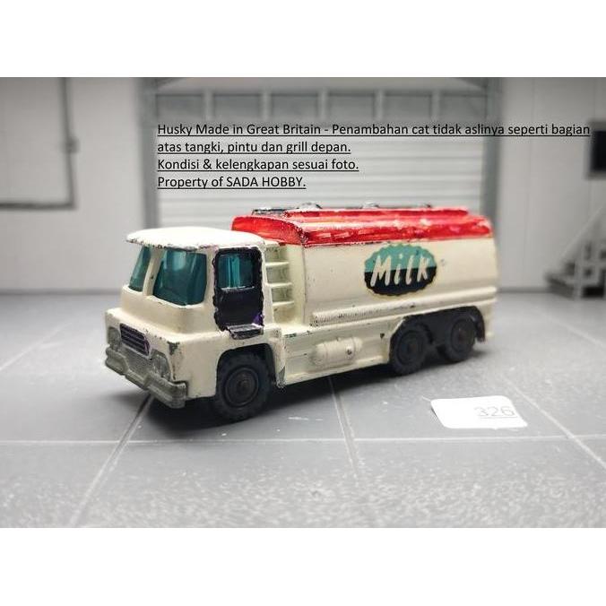 HUSKY GUY WARRIOR MILK TANKER MADE IN GREAT BRITAIN UNIT ONLY VINTAGE MINUS MIX99