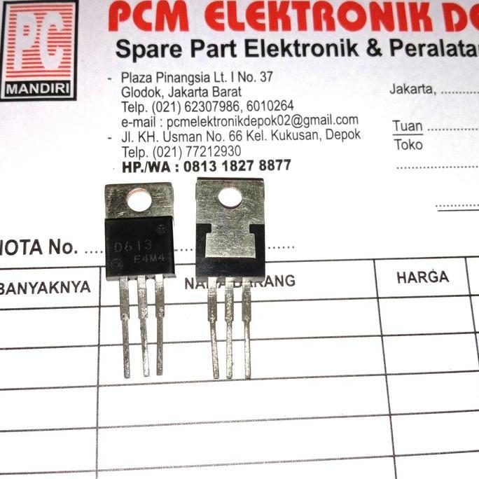 D613 2SD613 D 613 2SD 2 SD TR ORIGINAL TRANSISTOR TO220 TO-220 PCMED