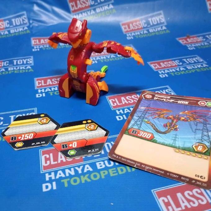 BAKUGAN BATTLE PLANET PYRUS SERPENTEZE SET TAKARA MIXX27